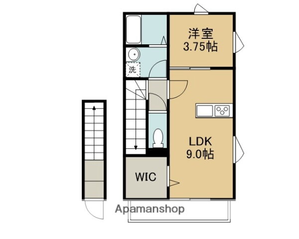 愛媛県今治市北日吉町２ 今治駅 1LDK アパート 賃貸物件詳細