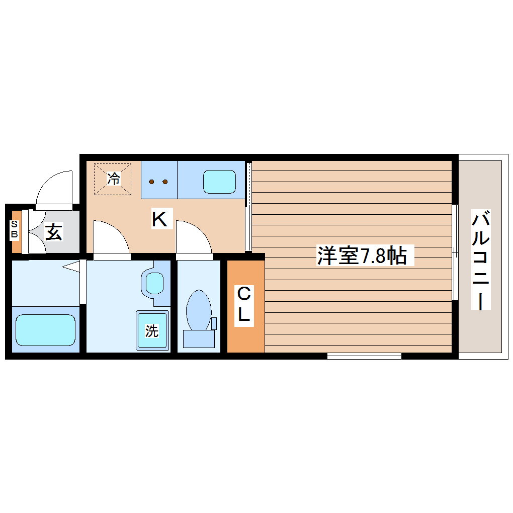 宮城県仙台市太白区向山１ 1K アパート 賃貸物件詳細