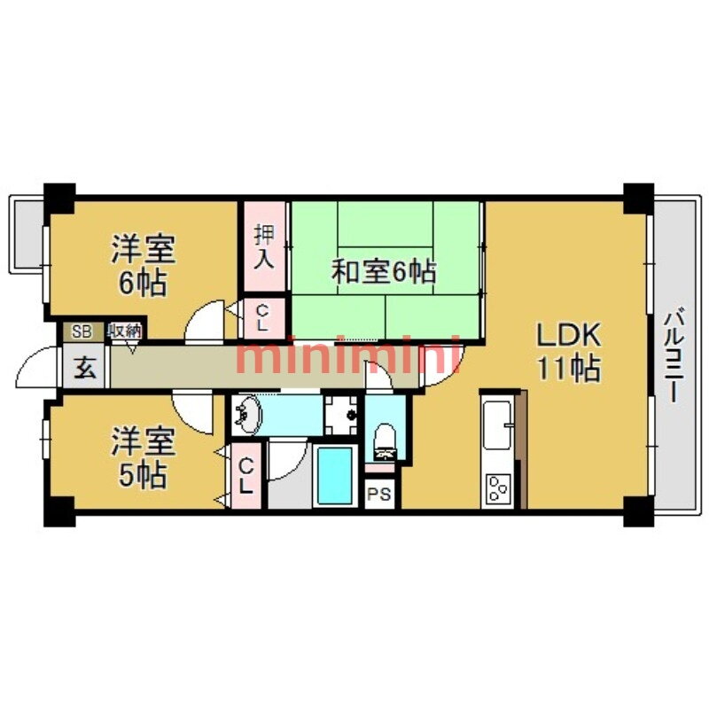 大阪府茨木市東太田３ 摂津富田駅 3LDK マンション 賃貸物件詳細