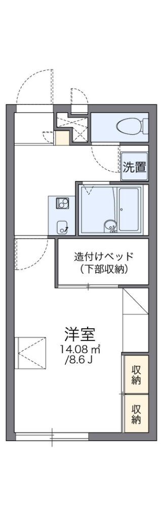 神奈川県平塚市河内 平塚駅 1K アパート 賃貸物件詳細