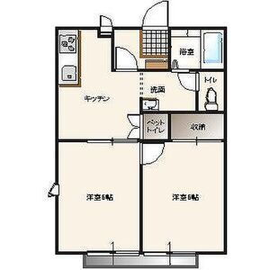 栃木県小山市暁３ 間々田駅 2DK アパート 賃貸物件詳細