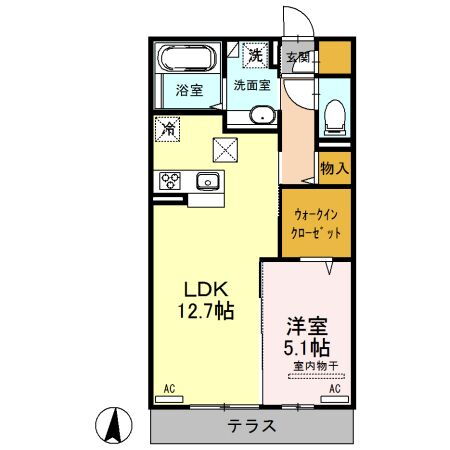 埼玉県熊谷市曙町４ 熊谷駅 1LDK アパート 賃貸物件詳細