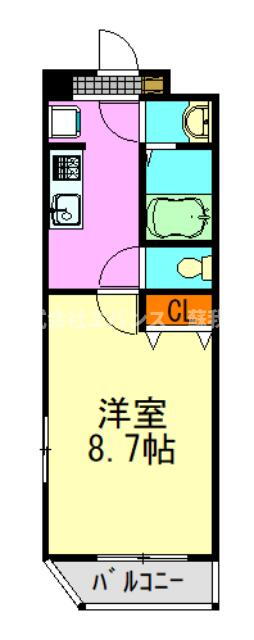 千葉県千葉市中央区長洲２ 本千葉駅 1K マンション 賃貸物件詳細