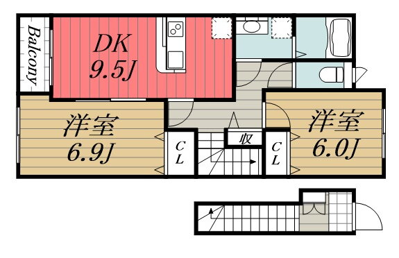 千葉県千葉市緑区誉田町２ 誉田駅 2DK アパート 賃貸物件詳細
