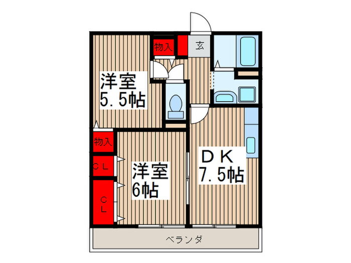 埼玉県入間市狭山台２ 入間市駅 2DK アパート 賃貸物件詳細