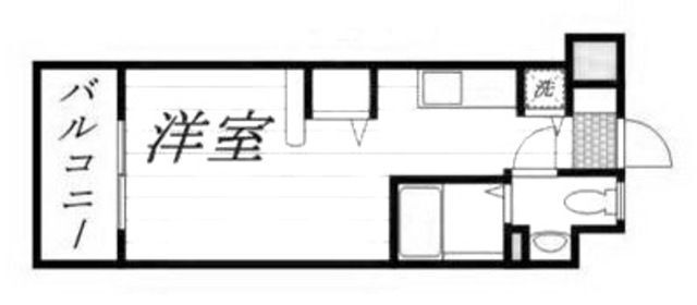 エンクレスト舞鶴 9階 1K 賃貸物件詳細