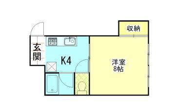 秋田県秋田市八橋本町４ 秋田駅 1K アパート 賃貸物件詳細
