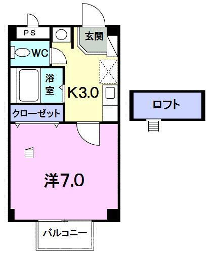 愛知県豊橋市北島町字北島 船町駅 1K アパート 賃貸物件詳細