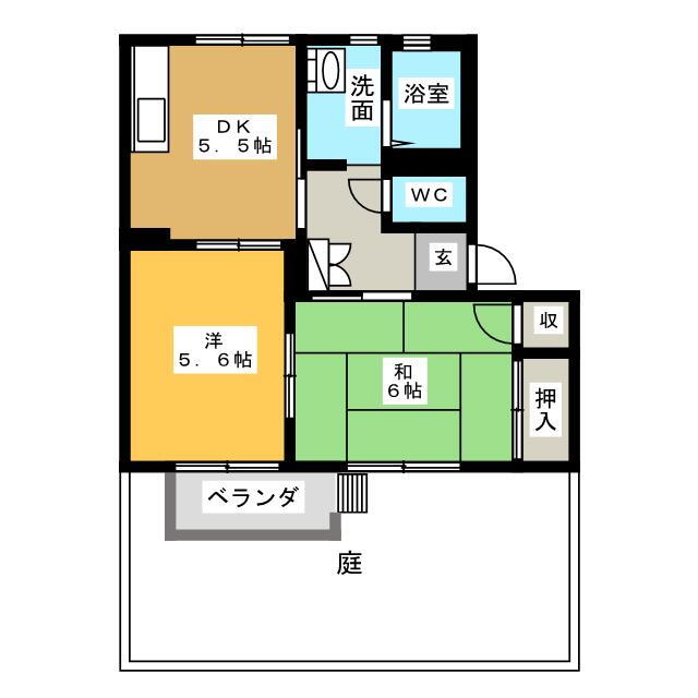 愛知県愛西市根高町郷前 藤浪駅 2K アパート 賃貸物件詳細