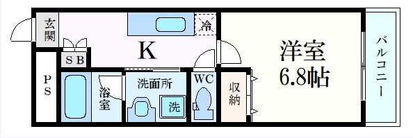 広島県広島市西区観音本町１ 西観音町駅 1K マンション 賃貸物件詳細