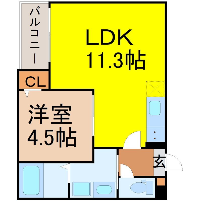 愛知県名古屋市緑区浦里４ 本星崎駅 1LDK アパート 賃貸物件詳細
