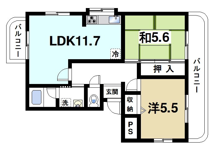 奈良県奈良市学園朝日町 学園前駅 2LDK マンション 賃貸物件詳細