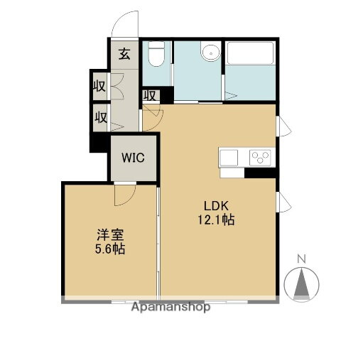 群馬県前橋市総社町桜が丘 群馬総社駅 1LDK アパート 賃貸物件詳細