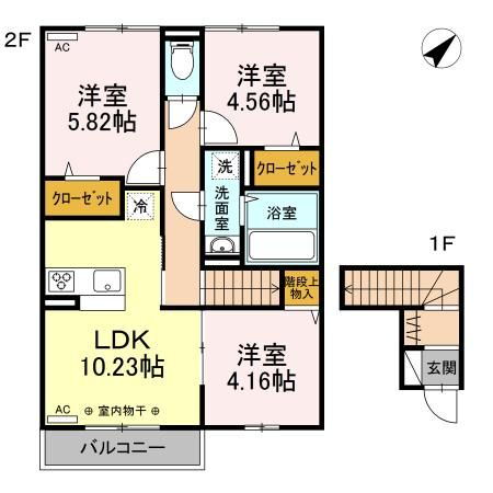 東京都調布市深大寺東町５ 三鷹駅 3LDK アパート 賃貸物件詳細