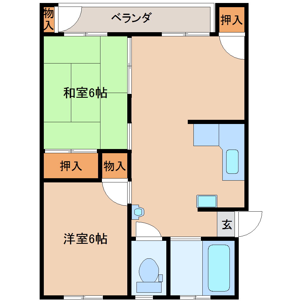 有明シーサイドマンション　Ｂ棟 2階 2LDK 賃貸物件詳細