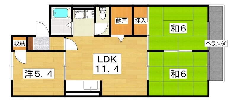 大阪府寝屋川市太秦中町 寝屋川市駅 3LDK アパート 賃貸物件詳細