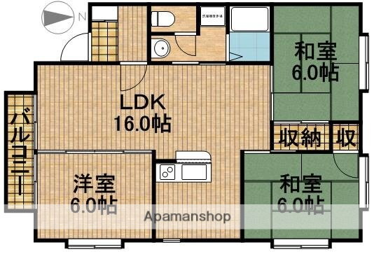 静岡県浜松市中央区蜆塚３ 浜松駅 3LDK アパート 賃貸物件詳細
