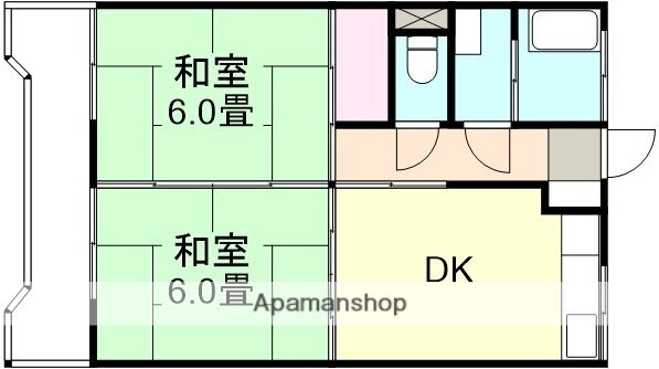 岡山県総社市清音上中島 清音駅 2DK アパート 賃貸物件詳細