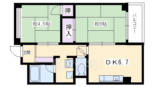 京都府京都市上京区多門町 今出川駅 2DK マンション 賃貸物件詳細
