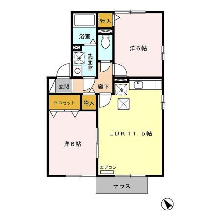三重県四日市市大矢知町 大矢知駅 2LDK アパート 賃貸物件詳細