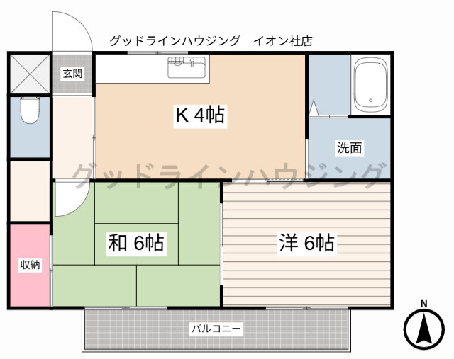 兵庫県小野市垂井町 小野駅 2K アパート 賃貸物件詳細