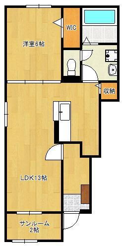 福岡県直方市新知町 筑豊直方駅 1LDK アパート 賃貸物件詳細