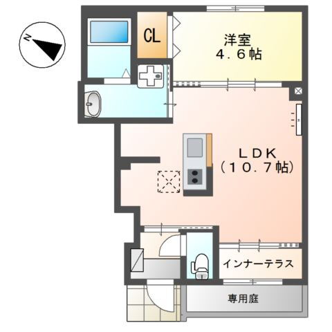 埼玉県鴻巣市栄町 鴻巣駅 1LDK アパート 賃貸物件詳細