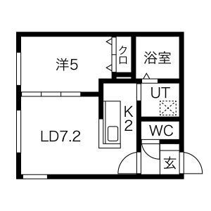 北海道札幌市白石区栄通８ 南郷７丁目駅 1DK マンション 賃貸物件詳細