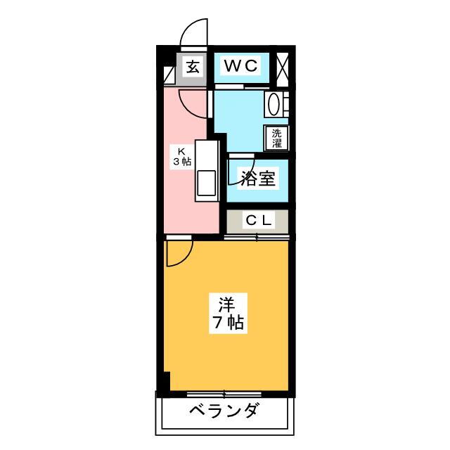 ピアチェーレアシタカ 3階 1K 賃貸物件詳細