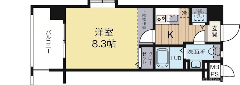 福岡県福岡市博多区住吉４ 博多駅 1K マンション 賃貸物件詳細