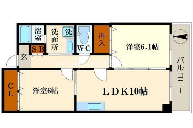 大阪府大阪市浪速区大国１ 大国町駅 2LDK マンション 賃貸物件詳細