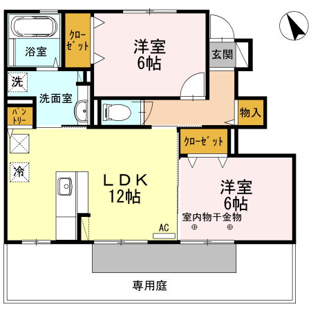 高知県高知市一宮東町１ 土佐一宮駅 2LDK アパート 賃貸物件詳細