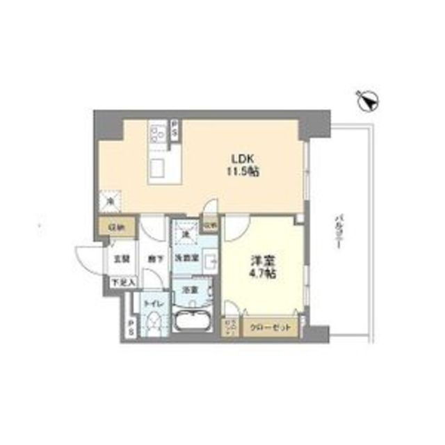 大阪府枚方市西禁野２ 枚方市駅 1LDK マンション 賃貸物件詳細