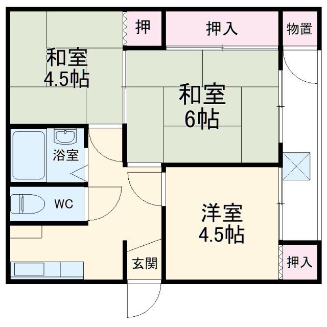 神奈川県横浜市港北区菊名６ 菊名駅 3K マンション 賃貸物件詳細