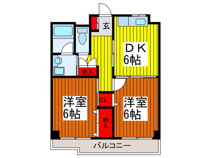 埼玉県川口市領家１ 川口元郷駅 2DK マンション 賃貸物件詳細