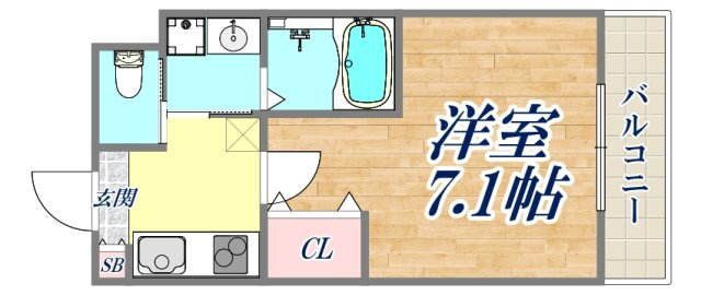 兵庫県尼崎市東園田町６ 園田駅 1K マンション 賃貸物件詳細