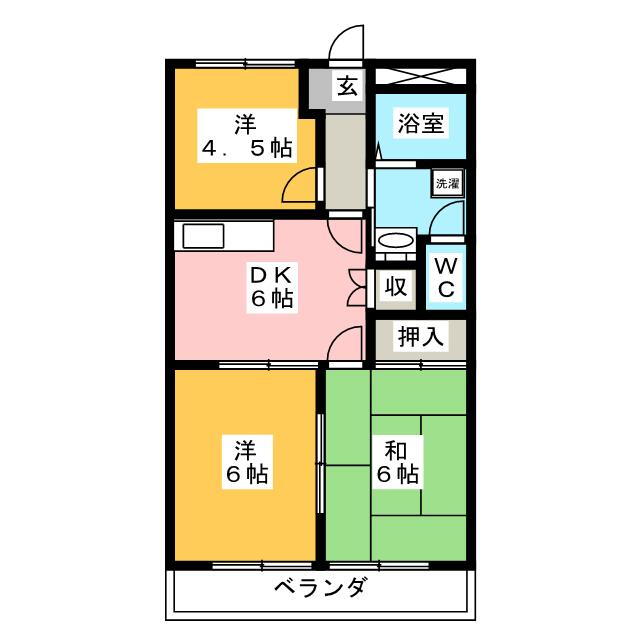 ファミール２１ 1階 3DK 賃貸物件詳細