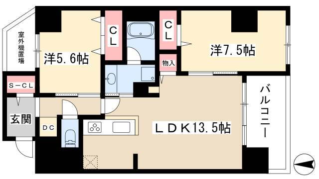 愛知県名古屋市千種区萱場２ ナゴヤドーム前矢田駅 2LDK マンション 賃貸物件詳細