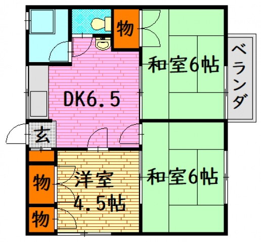 広島県広島市安佐北区可部南１ 中島駅 3DK アパート 賃貸物件詳細