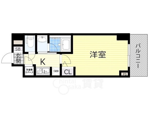 大阪府大阪市西区北堀江４ 西長堀駅 1K マンション 賃貸物件詳細