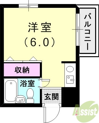 兵庫県神戸市兵庫区上三条町 大倉山駅 ワンルーム マンション 賃貸物件詳細