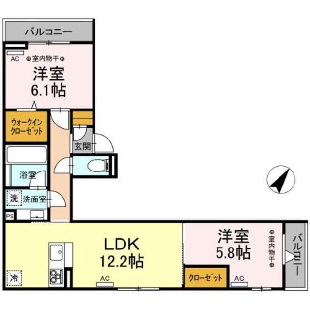 東京都町田市中町４ 町田駅 2LDK アパート 賃貸物件詳細