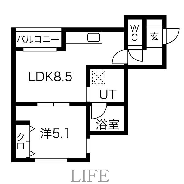 北海道札幌市豊平区月寒東五条１０ 南郷１３丁目駅 1LDK マンション 賃貸物件詳細