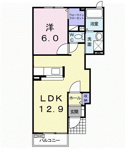 福島県福島市松川町美郷１ 松川駅 1LDK アパート 賃貸物件詳細