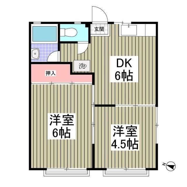 埼玉県川口市北原台１ 東川口駅 2DK アパート 賃貸物件詳細