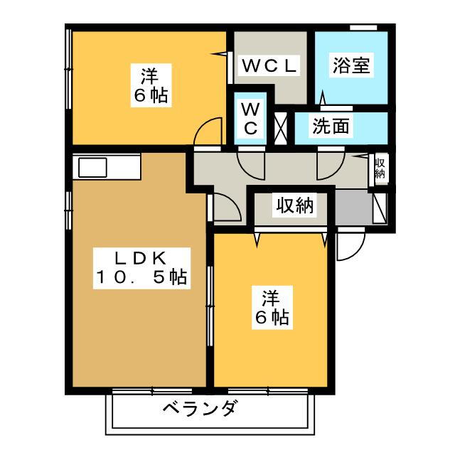 静岡県富士市中丸 新富士駅 2LDK アパート 賃貸物件詳細