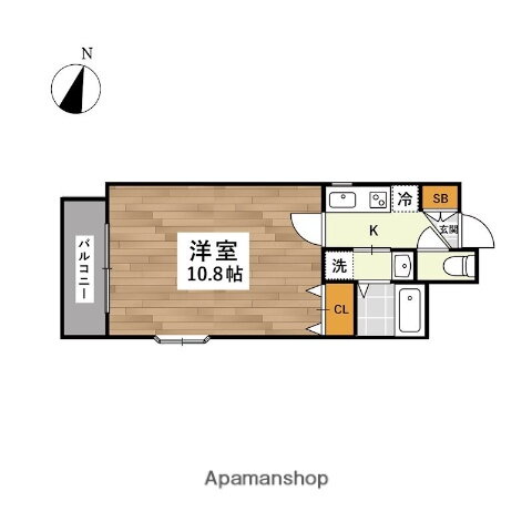 熊本県熊本市中央区保田窪１ 東海学園前駅 1K マンション 賃貸物件詳細