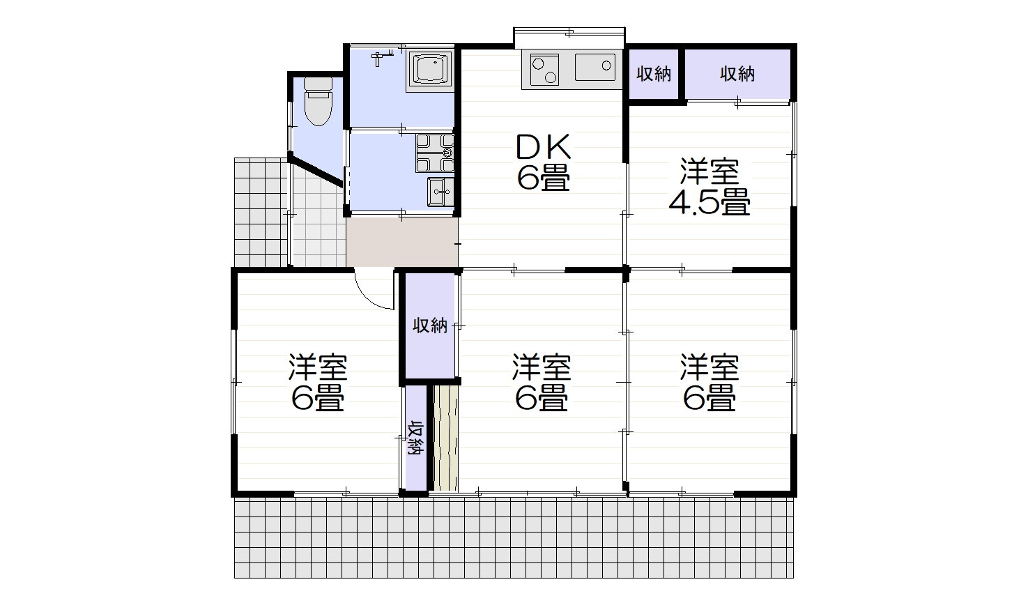 阿久沢住宅 4DK 賃貸物件詳細