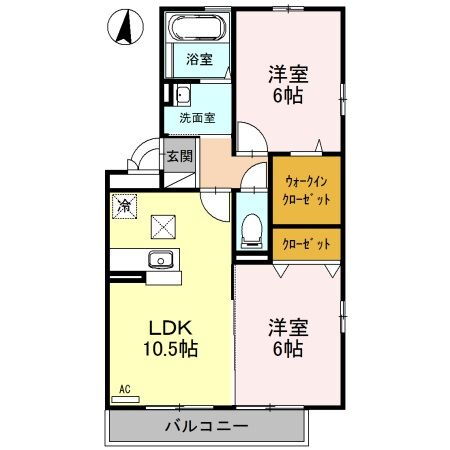 埼玉県吉川市美南５ 吉川美南駅 2LDK アパート 賃貸物件詳細