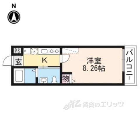 京都府京都市上京区毘沙門町 今出川駅 1K アパート 賃貸物件詳細
